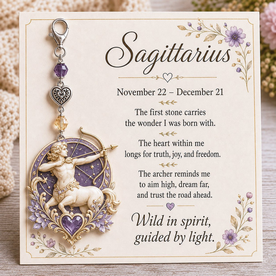 Sagittarius zodiac keepsake