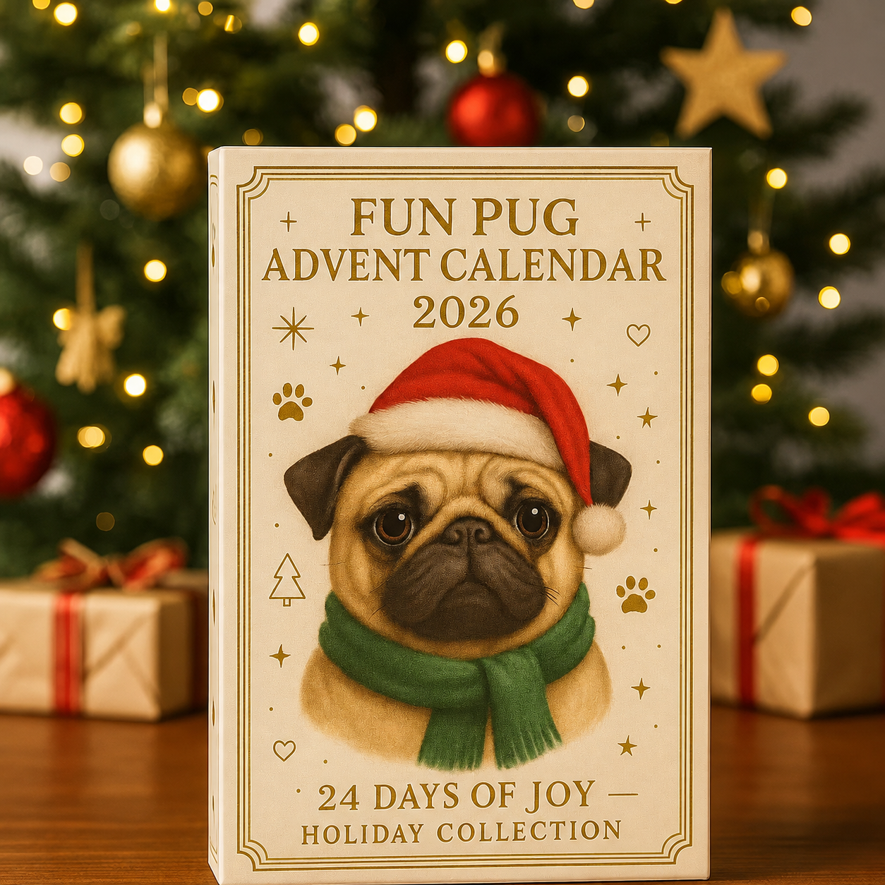 🎄Fun Pug Advent Calendar 2026