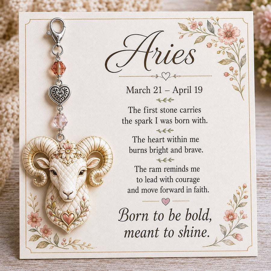 Aries zodiac keepsake