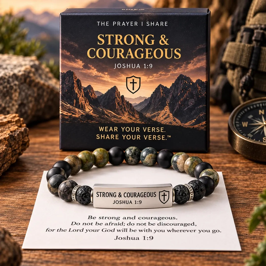 🔥LAST DAY 49% OFF - ✝️ Wear Your Verse Scripture Nameplate Bracelet👍