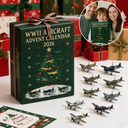 🪖2026 Aircraft Advent Calendar World War II Plane🎄