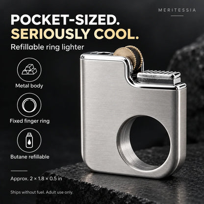 Unique Ring Novelty Keychain Lighters
