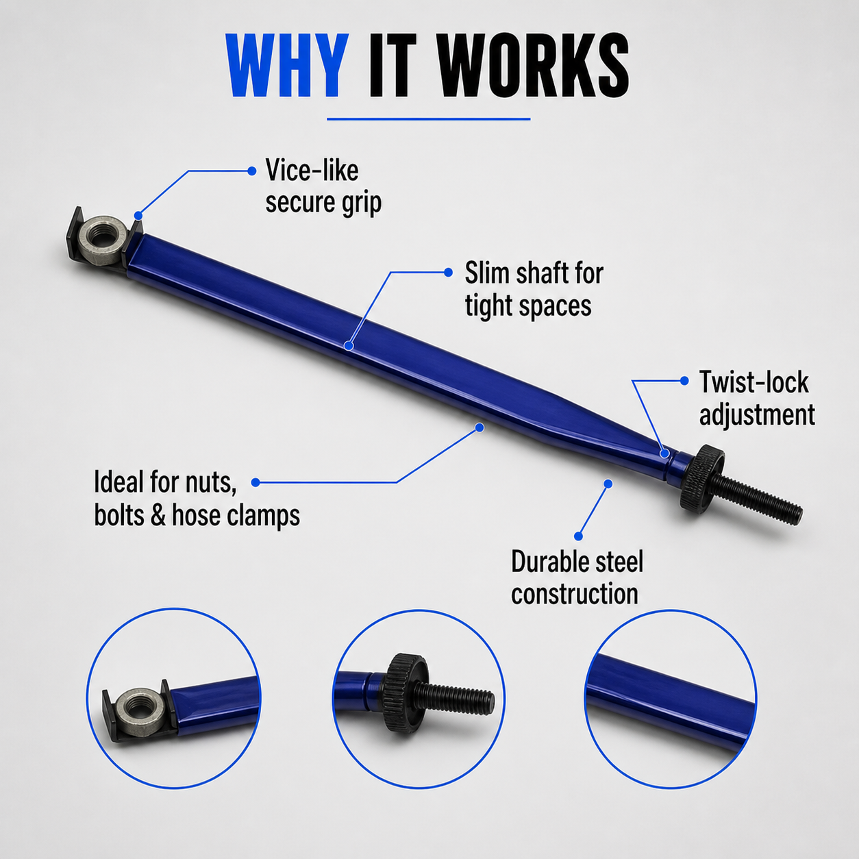 🧰Perfect Tool For Tight Spaces-Extension Clamp Tool