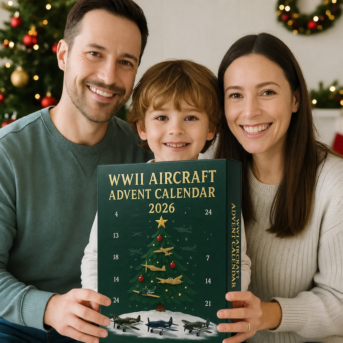 🪖2026 Aircraft Advent Calendar World War II Plane🎄