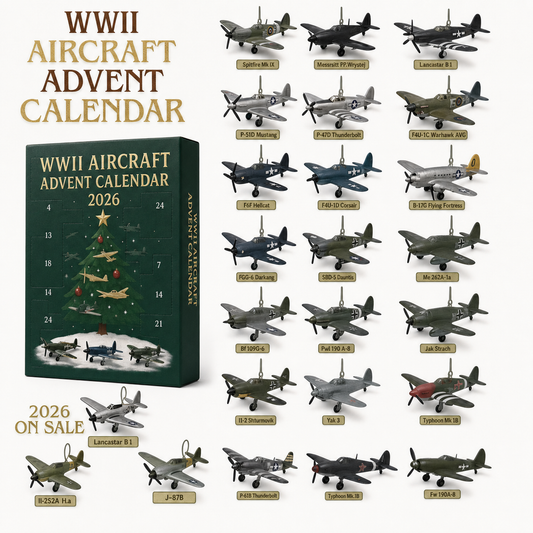 🪖2026 Aircraft Advent Calendar World War II Plane🎄