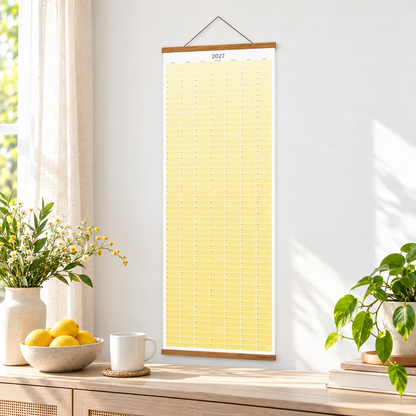 🔥 HOT SALE! 🗓️🏡 2027 Cozy Pecan Print Wall Calendar – 12-Month Vertical Planner