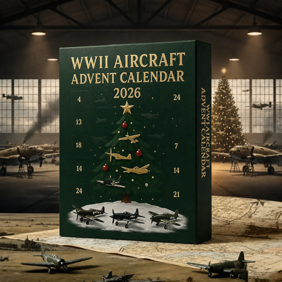 🪖2026 Aircraft Advent Calendar World War II Plane🎄