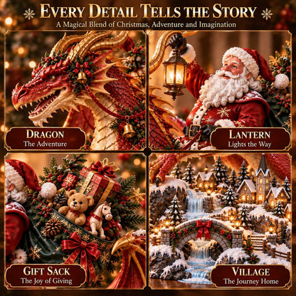🎅🐉 Santa’s Dragon Riders: Four Christmas Worlds