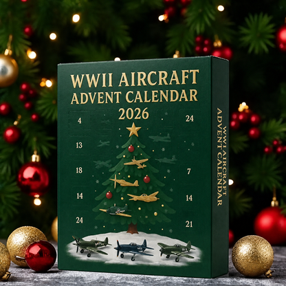 🪖2026 Aircraft Advent Calendar World War II Plane🎄