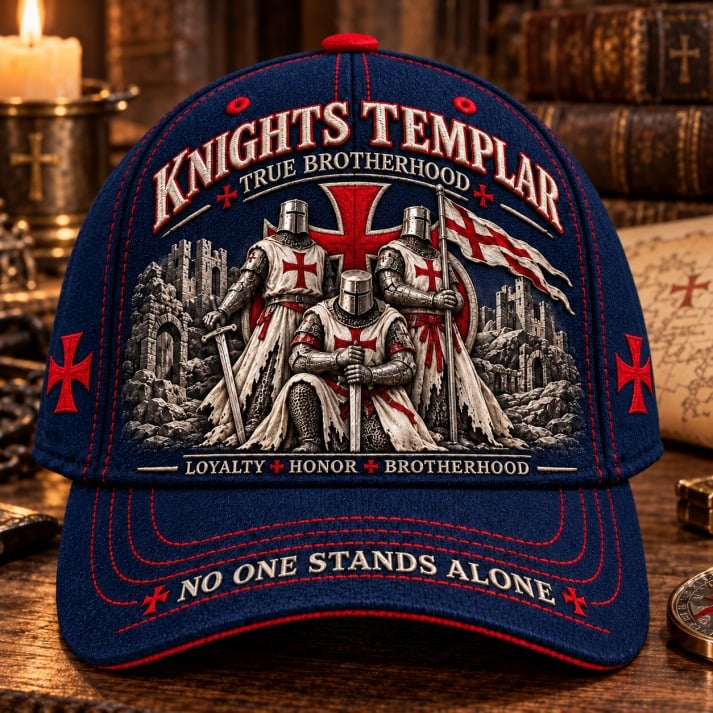 ⚔️ Knights Templar True Brotherhood Cap