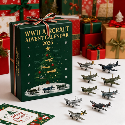 🪖2026 Aircraft Advent Calendar World War II Plane🎄