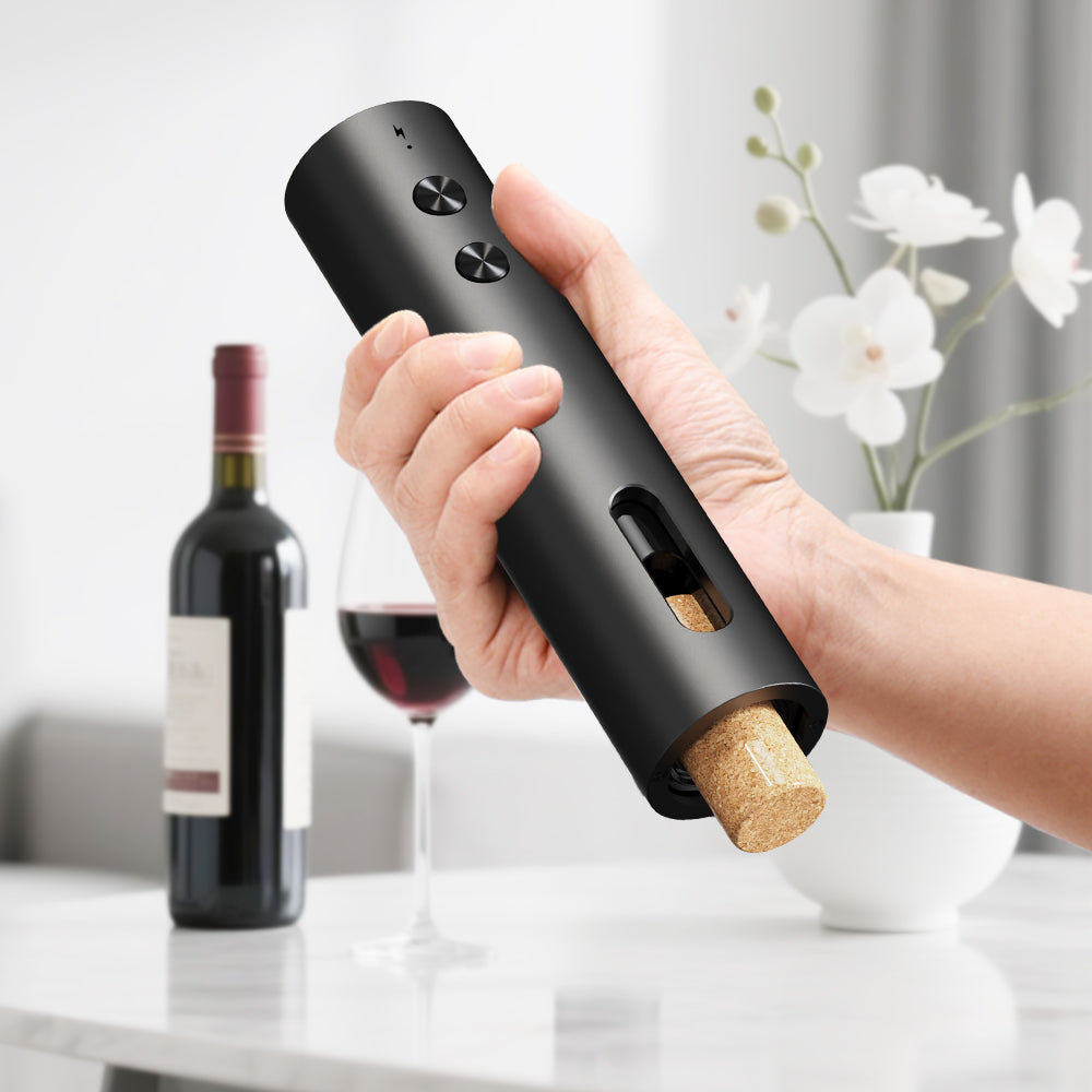 Rechargeable Electric Wine Opener – One-Touch Automatic Corkscrew