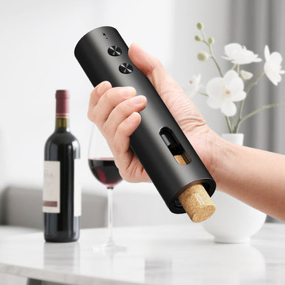 Rechargeable Electric Wine Opener – One-Touch Automatic Corkscrew