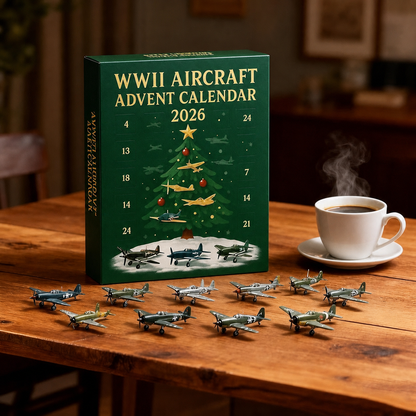 🪖2026 Aircraft Advent Calendar World War II Plane🎄