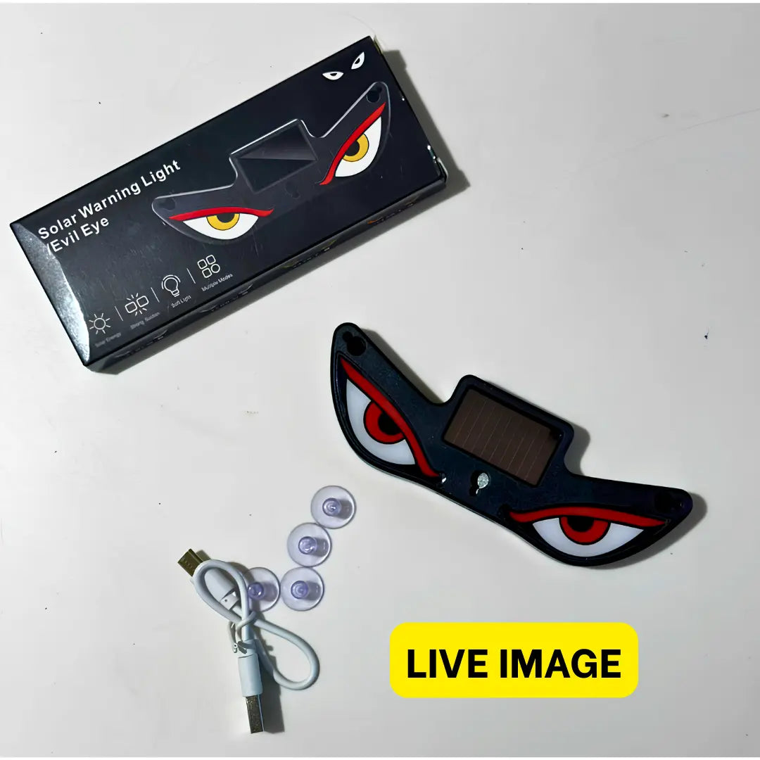 Solar Evil Warning Car Light