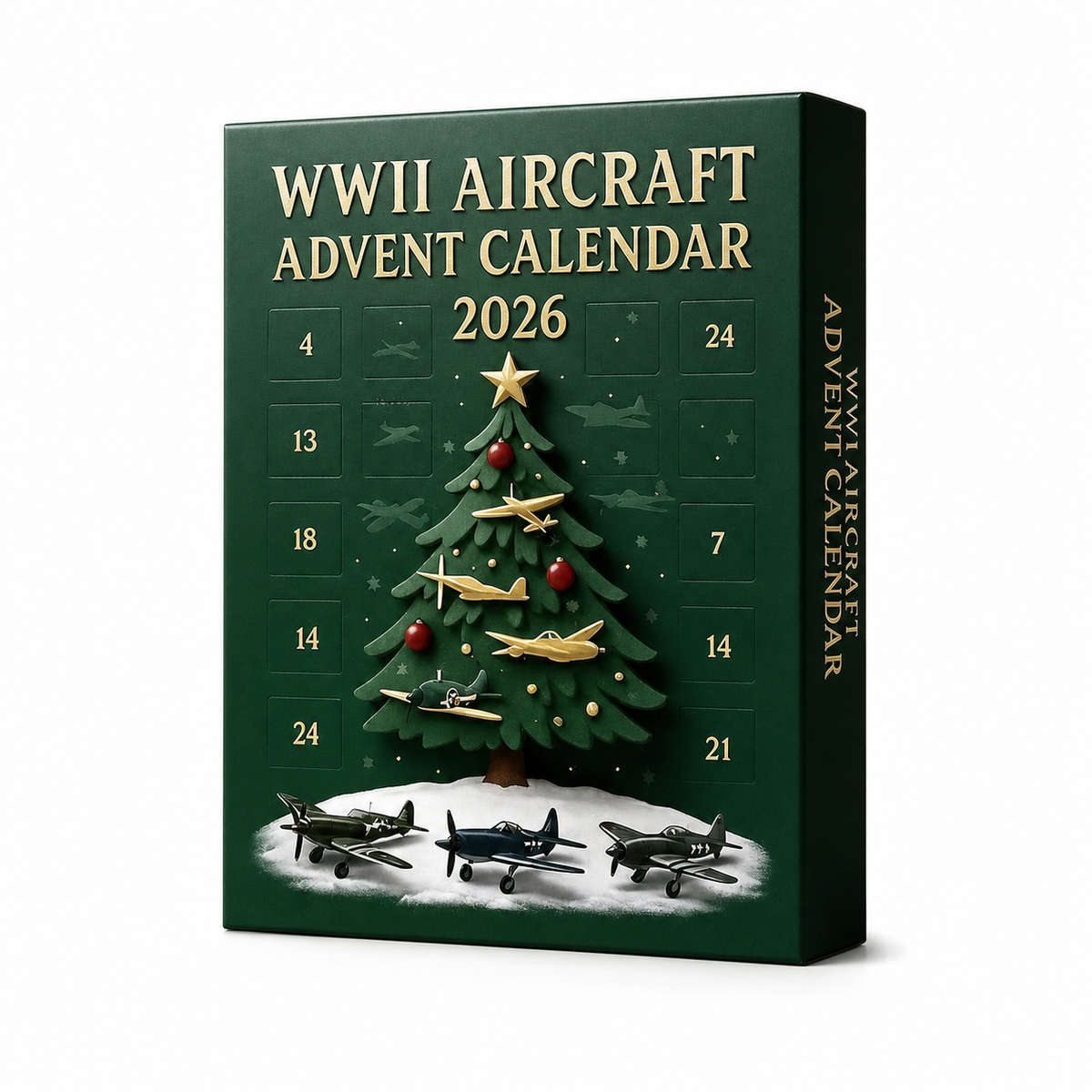 🪖2026 Aircraft Advent Calendar World War II Plane🎄