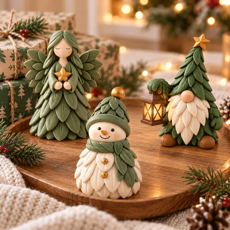 Minimalist Christmas Figurines