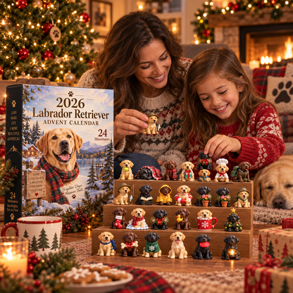 🐶 2026 Labrador Retriever Advent Calendar – 24 Days of Adorable Dog Collectibles