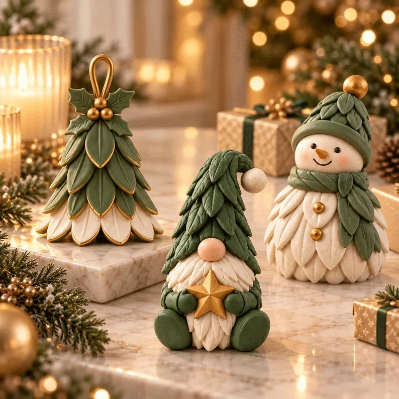 Minimalist Christmas Figurines