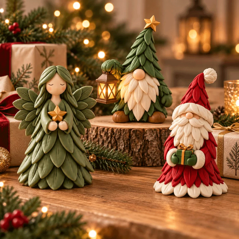 Minimalist Christmas Figurines
