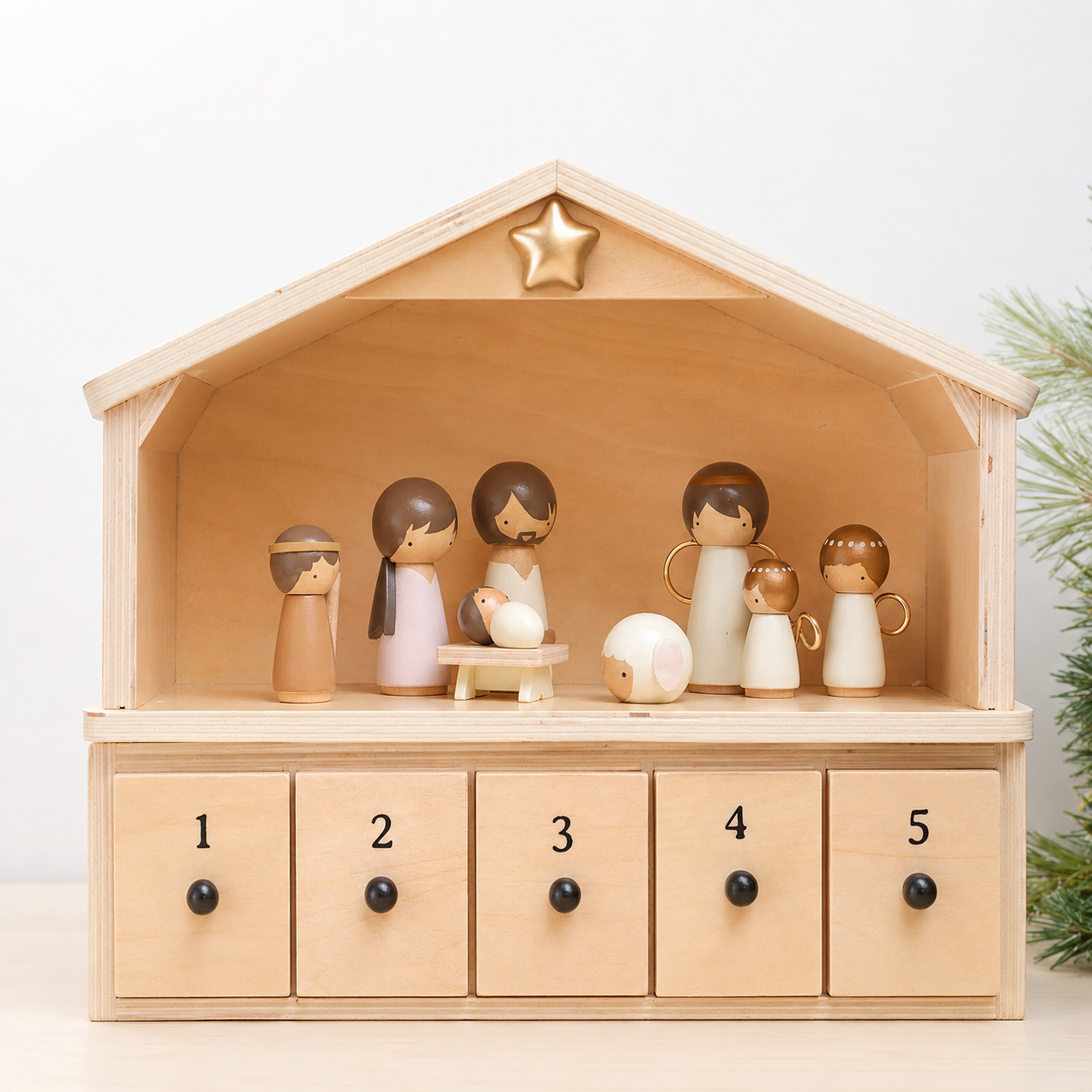 Nativity Advent Calendar 2026 – 24-Day Christmas Countdown with Nativity Figures