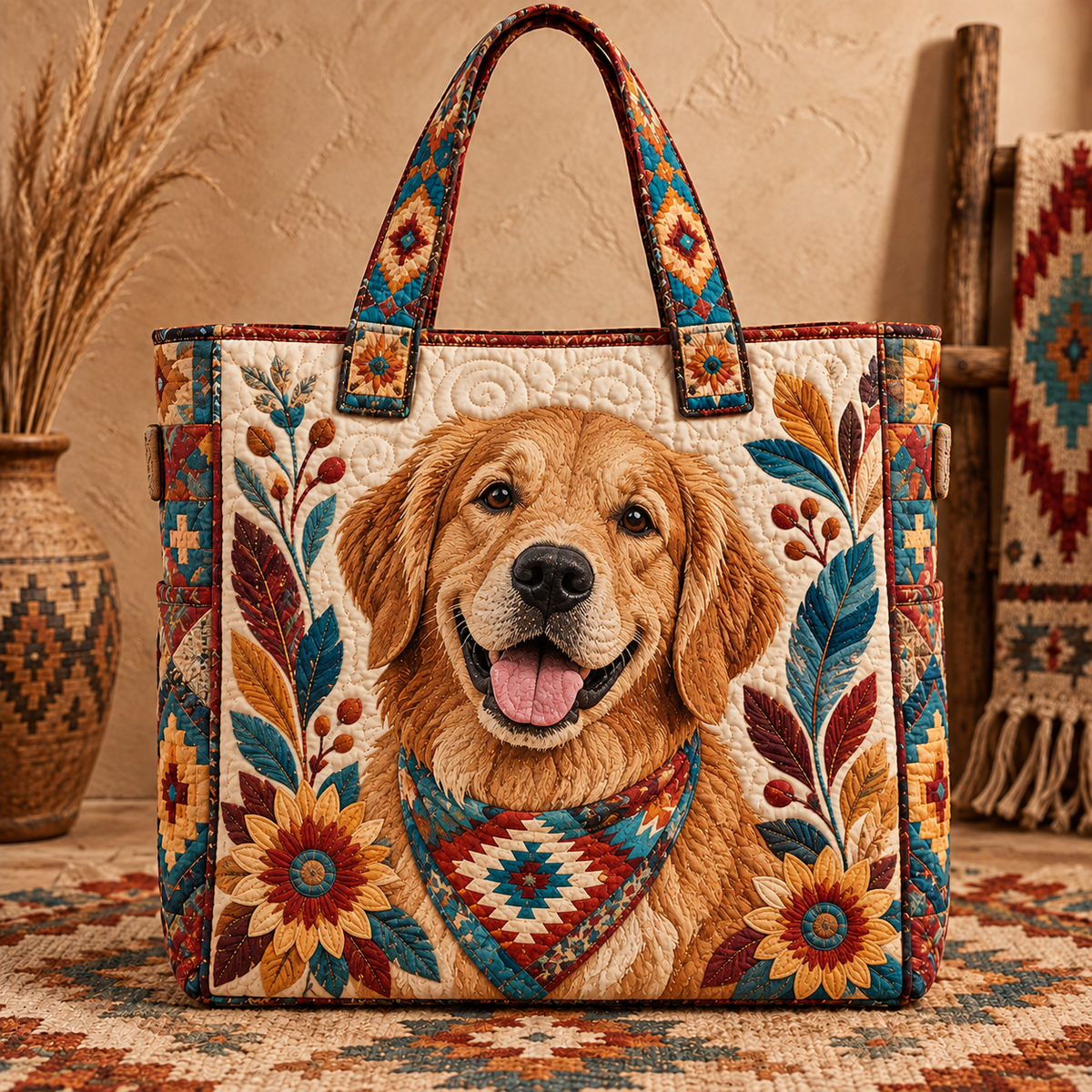 Handmade Heritage Quilted Carryall