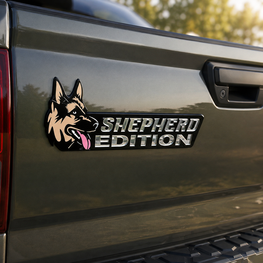 Dog Breed Laser Cut Car Emblem – Dog Lover Vehicle Badge
