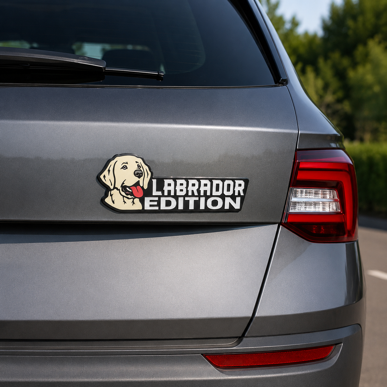 Dog Breed Laser Cut Car Emblem – Dog Lover Vehicle Badge
