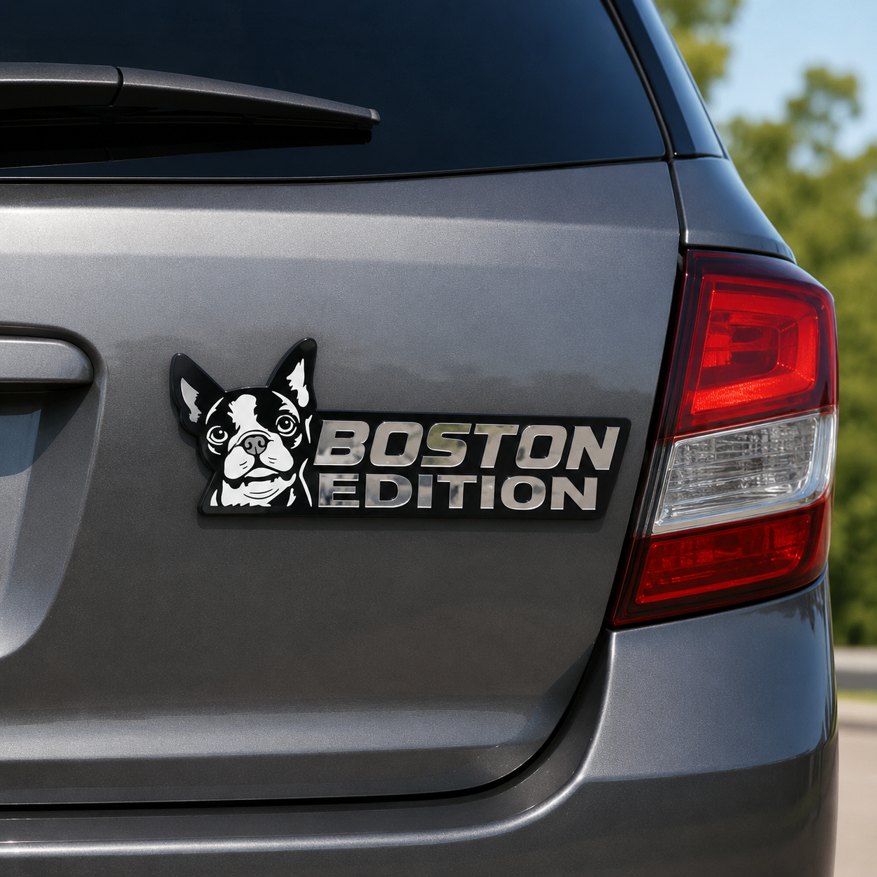 Dog Breed Laser Cut Car Emblem – Dog Lover Vehicle Badge