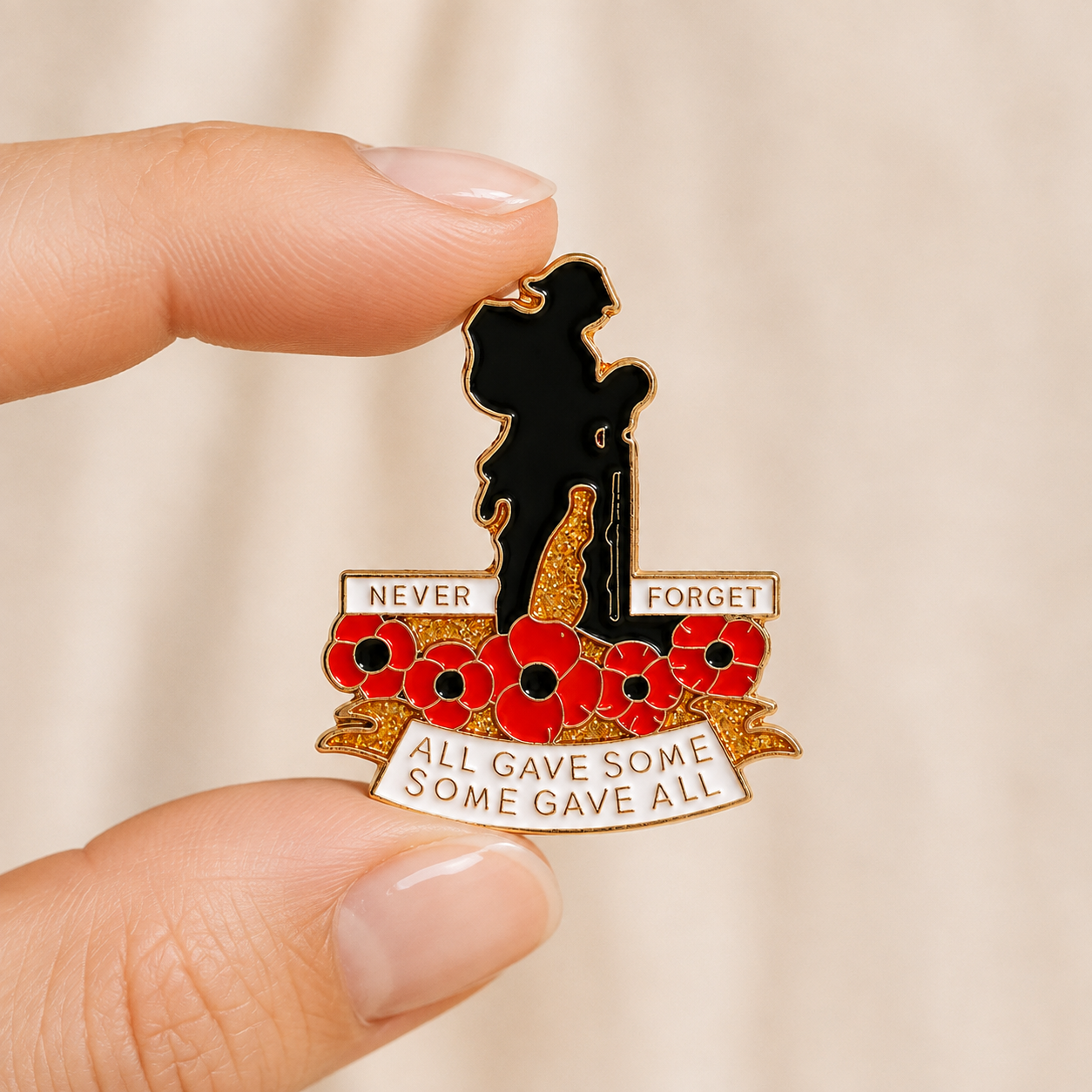 🌺 Limited Edition Red Poppy 111th Anniversary Remembrance Brooch