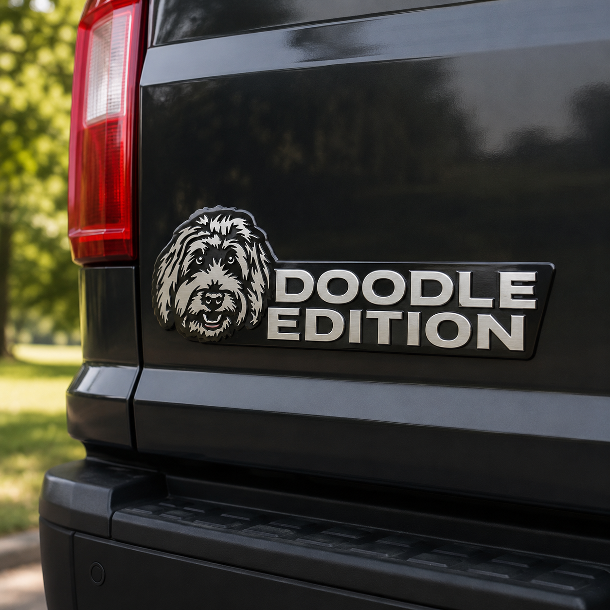 Dog Breed Laser Cut Car Emblem – Dog Lover Vehicle Badge