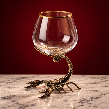 Wild at the Stem – Sculpted Brandy Glasses