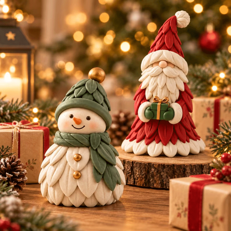 Minimalist Christmas Figurines