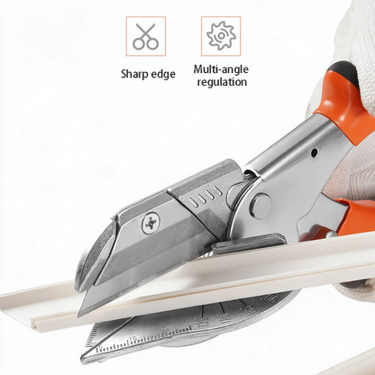 Handheld Miter Shears for Wood Trim & Trunking