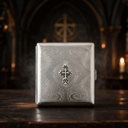 ✝️🥀Cross Metal Wallet Case