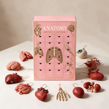 🫀🎁Anatomy Advent Calendar — 24 Anatomy Ornaments