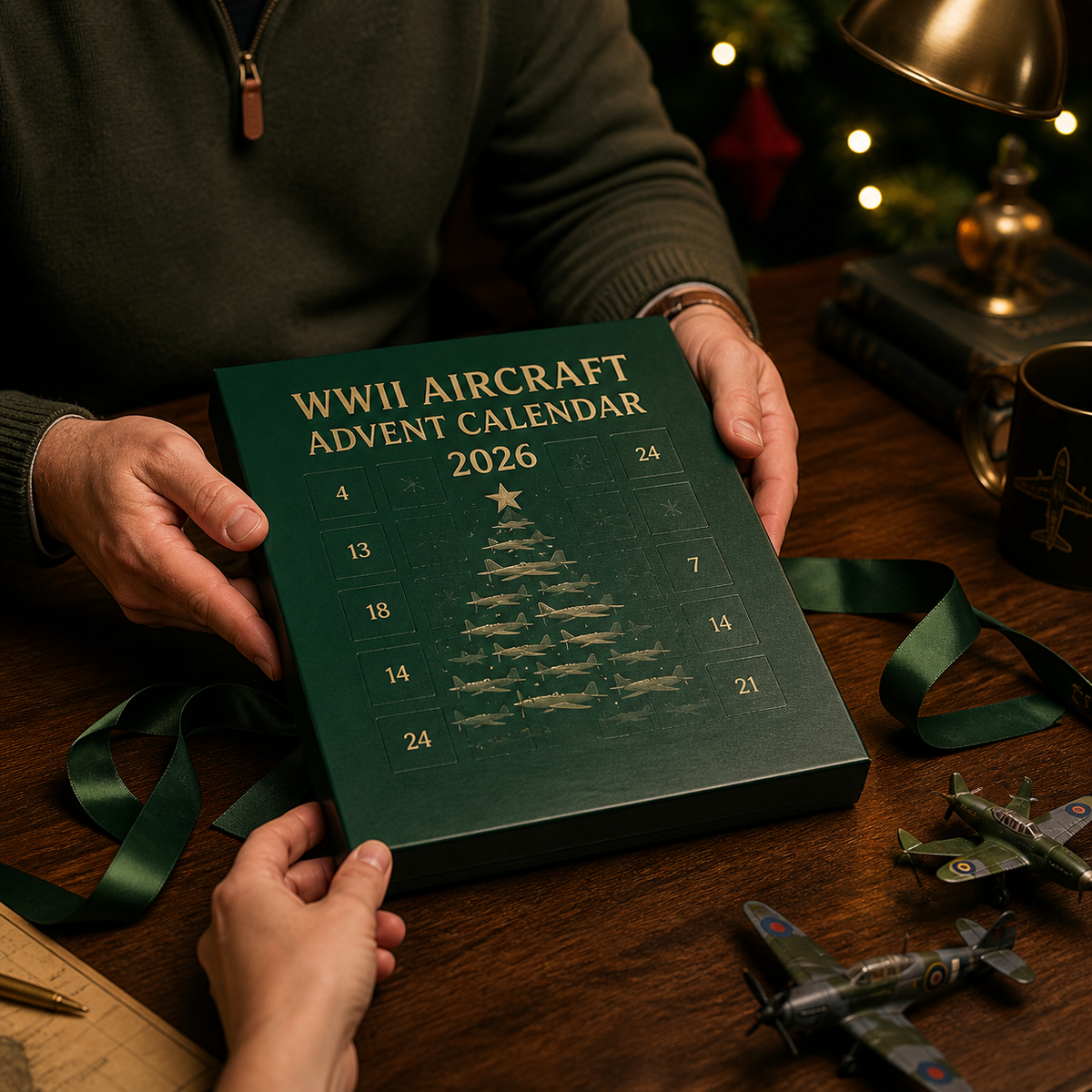 🪖2026 Aircraft Advent Calendar World War II Plane🎄