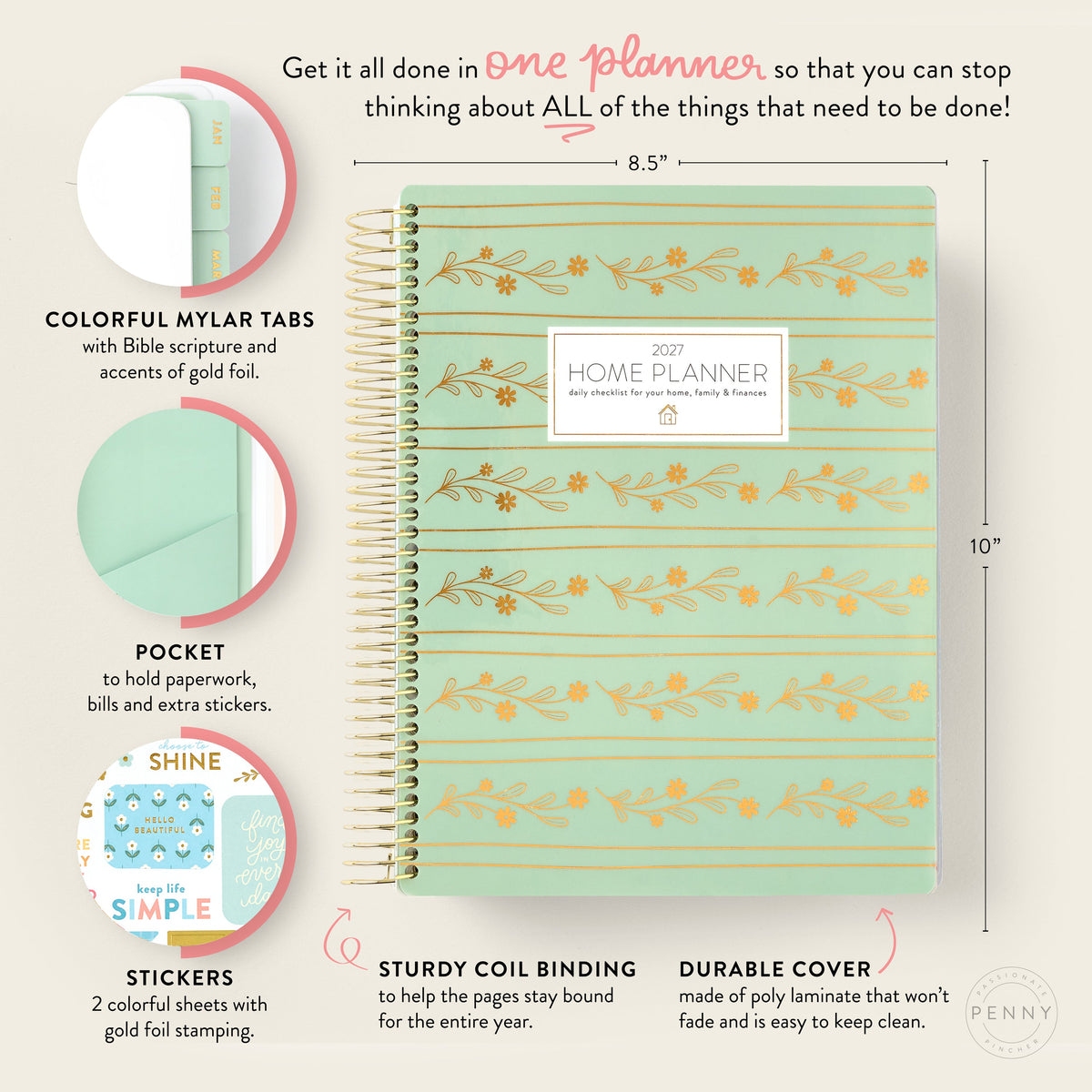 2027 green leaves home planner benefits image 2