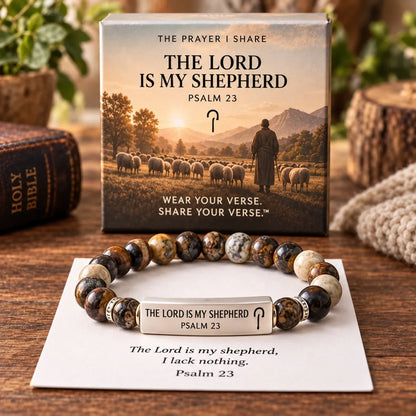 🔥LAST DAY 49% OFF - ✝️ Wear Your Verse Scripture Nameplate Bracelet👍