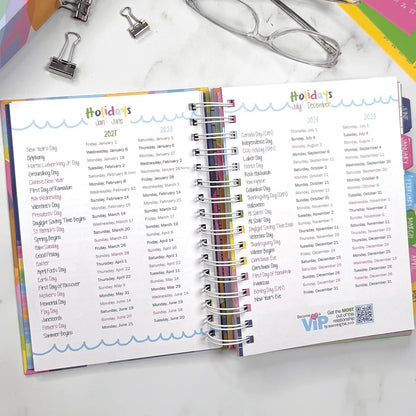 📅✨ 2027–2028 Reminder Binder® – 24-Month All-in-One Life Planner