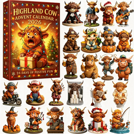 🎄🐮Highland Cow Advent Calendar 2026🐮🐮🐮
