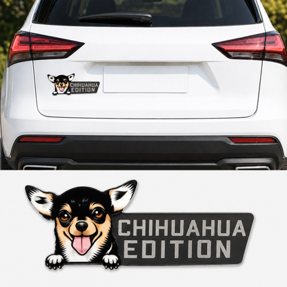 Dog Breed Laser Cut Car Emblem – Dog Lover Vehicle Badge