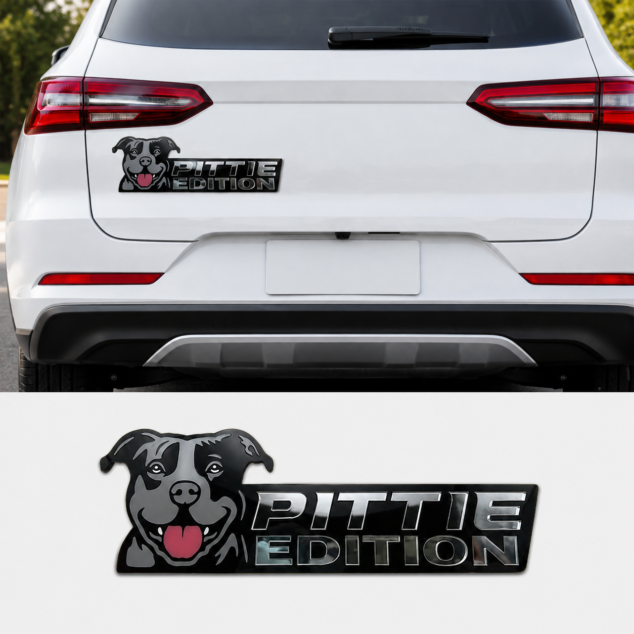 Dog Breed Laser Cut Car Emblem – Dog Lover Vehicle Badge