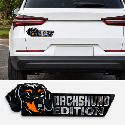 Dog Breed Laser Cut Car Emblem – Dog Lover Vehicle Badge
