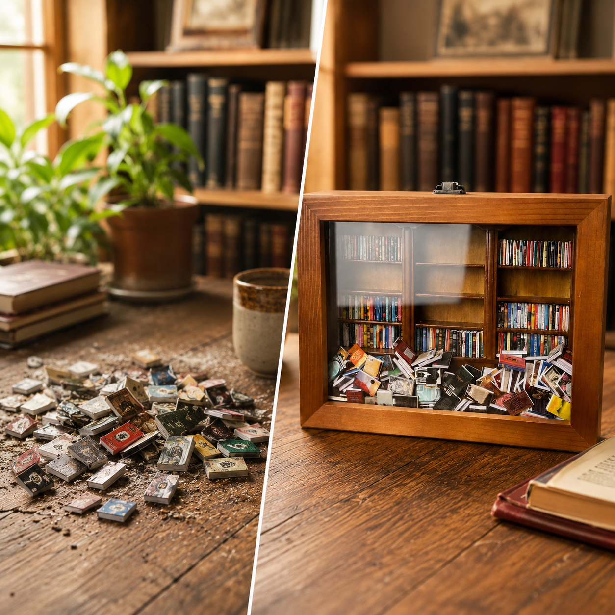 🎁LAST DAY 50% OFF -📕Anxiety Bookshelf | Shake Away Your Anxiety