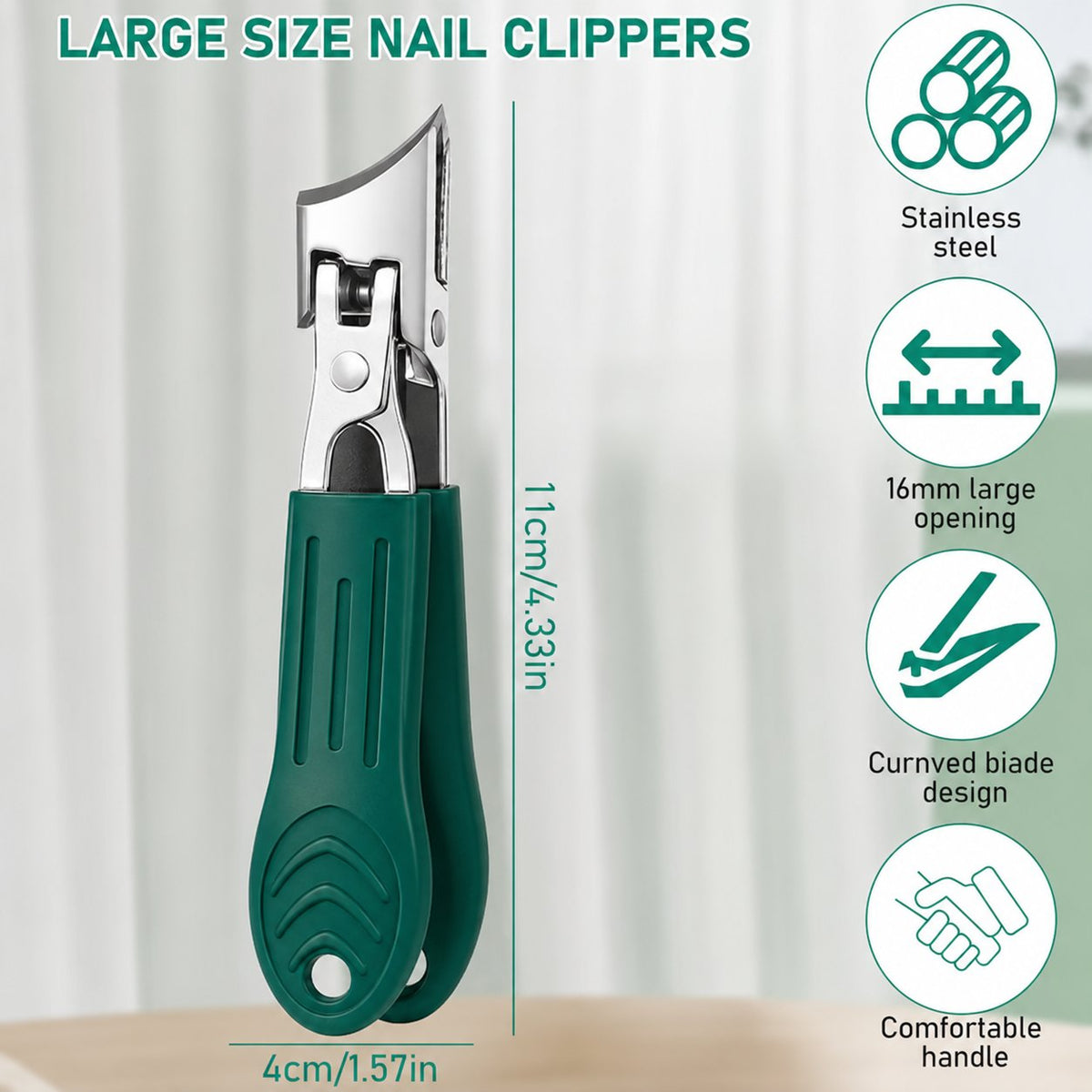 Eagle Beak Beveled Nail Clippers（3PCS ）