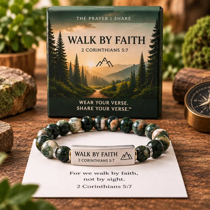 🔥LAST DAY 49% OFF - ✝️ Wear Your Verse Scripture Nameplate Bracelet👍