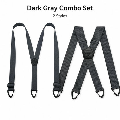 ⏰Men's X-Back Suspenders with Hook Clips