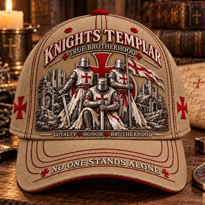 ⚔️ Knights Templar True Brotherhood Cap
