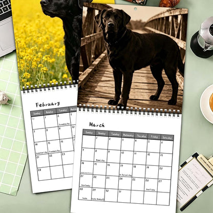 🐕‍🦺2027 Cute Black Labs Calendar